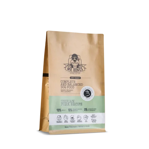 Alimentación para perros deshidratada