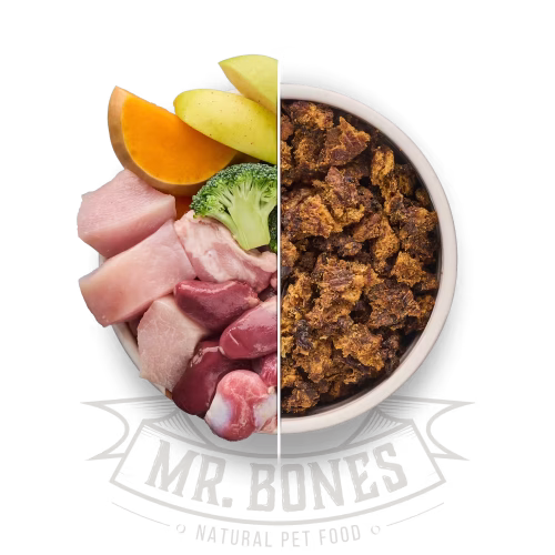 dieta natural para perros DRY BARF pollo de corral
