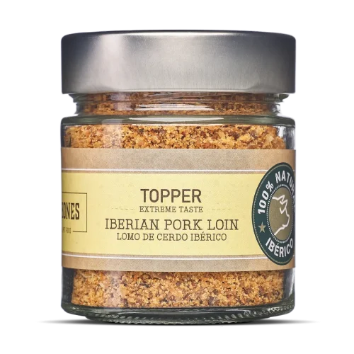 topper lomo de cerdo ibérico Topper de cerdo ibérico para perro y gato. Complemento natural deshidratado
