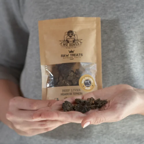 premio natural de aguja de ternera para perro y gato