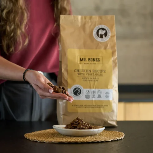 Pienso de pollo con vegetales para perro. Mr.Bones. Grain Free