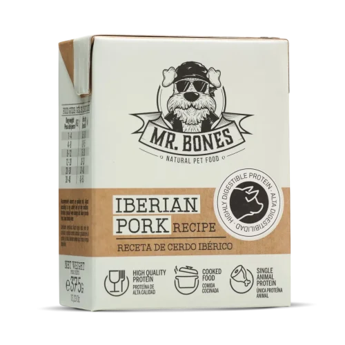 comida-cocinada-cerdo-para-perros-mrbones comida cocinada de cerdo ibérico para perros. Tetrabrick